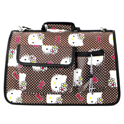 

Amy в продаже домашних собак и кошка из рюкзака коричневого холста сумка Hello Kitty портативного мешок любимчик No.
