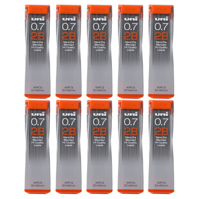 

MITSUBISHI (Uni) UNI0.7-202ND Nano Lead Lead Lead Lead Free Карандаш для замены катушки 2B 0,7 мм (10 шт)