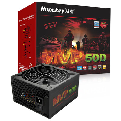 

Huntkey Rated 500W MVP500 Power Supply Game Only Single 40A Half Module 14CM Quiet Fan 60s Delay Cooling Full Voltage