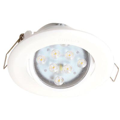 

[Jingdong supermarket] Philips (PHILIPS) LED lighting 70mm hole embedded cattle eye lamp adjustable angle light white sparkle 3W 4000K