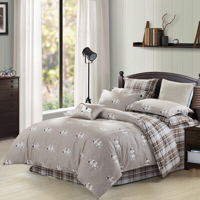 

Mercury Home Textiles Twill Twill Printed Bed Four-piece Carrie Da Bedding Set Bed Linen Cover 18m Bed
