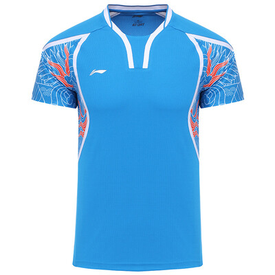 

Li Ning LI-NING AAYL121-3 Badminton Men's Competition Tops Bright Blue XL
