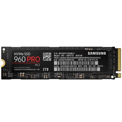 

SSD накопитель SAMSUNG 960 PRO M.2 NVMe