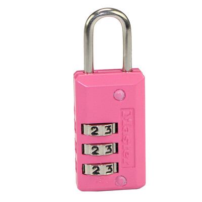 

MasterLock М сайт багажного замок пароль блокировка регулируемого 646MCND розового