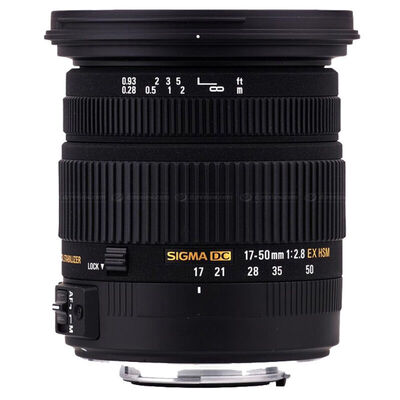 

SIGMA 17-50 F2.8 EX DC OS HSM полупрозрачный стандартный зум-объектив постоянный портретный портрет с апертурой (Canon байонетный объектив)