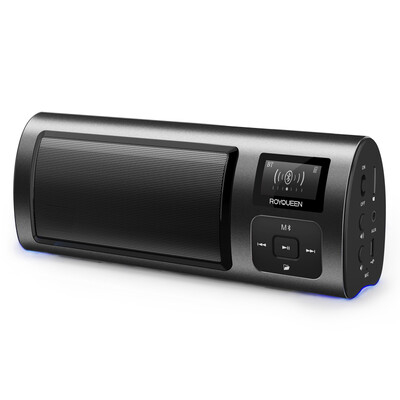

Long Qin (ROYQUEEN) X6 Deluxe Edition Portable Bluetooth Card Speaker FM Radio Walkman Music Player Bluetooth Mini Audio Power Memory / TF Card Classic Gray