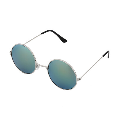 

Женщины Мужчины хорошее качество Красочные зеркало линзы Круглые очки солнцезащитные очки год сбора винограда