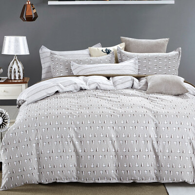 

Langsha bedding home textiles four sets of cotton cotton twill printing wedding suite bed sheets quilt pillow bed bedding life 15-18 m bed general quilt 200 230cm