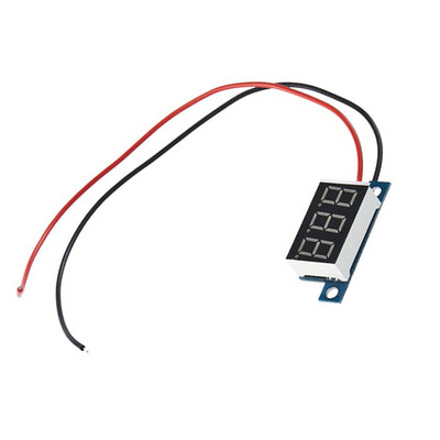 

DC 3.0V-17V LED Panel Meter Мини-литиевая батарея Точность Цифровой вольтметр