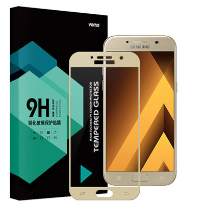 

Yomo Samsung Galaxy A3 +2017 стал полноэкранным фильм мобильного телефона фильм защитной пленка, покрывающей взрывозащищенной стеклянной пленка полного охвата роскоши-золото