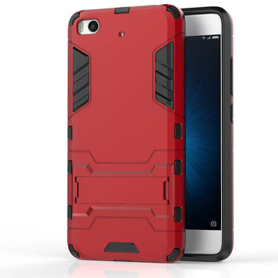 

Красный Slim Robot Armor Kickstand Ударопрочный жесткий корпус из прочной резины для XIAOMI 5S
