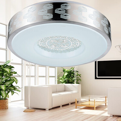 

Jingdong Supermarket] NVC lighting (NVC) ceiling lamp living room lights bedroom lights led lamps fashion simple aluminum lamp balcony lights round monochromatic light (18W 6500K