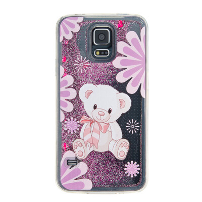 

Dynamic Quicksand Glitter Liquid Soft TPU Case Cover For SAMSUNG S5