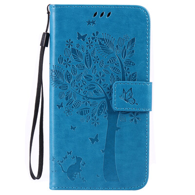 

Blue Tree Design PU кожа флип Обложка Кошелек Карты Держатель чехол для LG G4