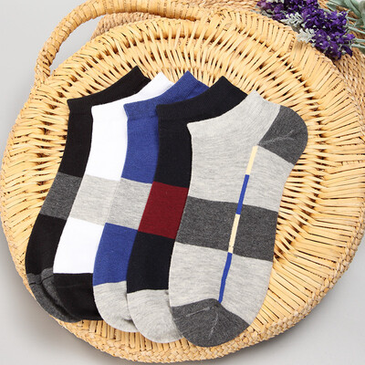 

【Jingdong Supermarket】 Antarctic (Nanjiren) Men's Boat Socks Casual Spring and Summer Four Seasons Breathable Shorts Socks 5 Double Gift Boxes Strips