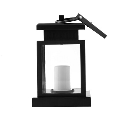 

New-Outdoor Candle Lantern Solar Powered Light Garden Yard Wall Landscape Lamp