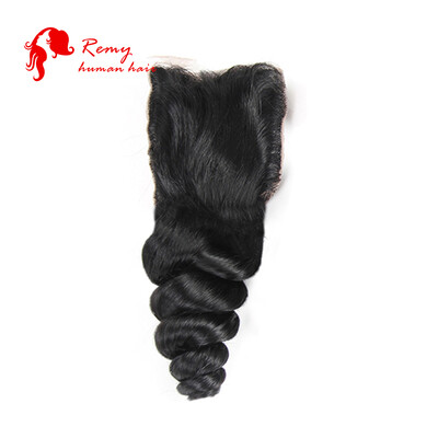 

CZ Hair Virgin Hair Loose Wave Lace Closure Peruvian Loose Wave FreeMiddleThree Part Lace Closure 44 Loose Closure