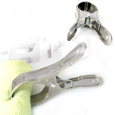 

New Stainless Steel Clothes Pegs Hanging Pins Clips Laundry Windproof Clips