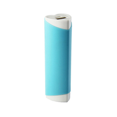 

2600mAh Power Bank USB Блок батарей 2.0 Порты USB Литий-полимерный аккумулятор внешний аккумулятор для смартфонов Light Blue