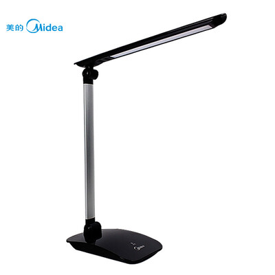 

Midea Midea LED table lamp work desk lamp office night reading lights five files dimmed black 4000K