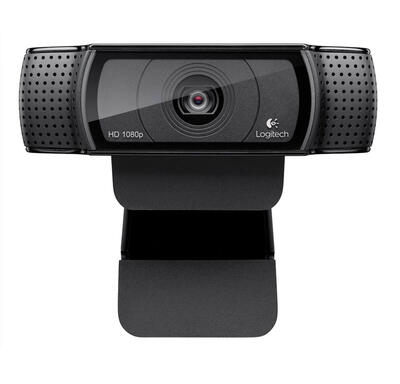 

Logitech HD профессионал Веб-камера C920e, широкоэкранный видеозвонок и запись, камера 1080p, настольная или портативная веб-камер