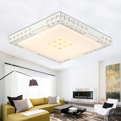 

NVC Ceiling light Living room lamp Bedroom lamp Led lamp Can be divided control Crystal lamp Square three-color adjustable 30W3000K 6500K