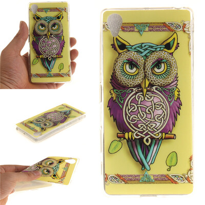 

Owl Pattern Soft Thin TPU Rubber Silicone Gel Case Cover for SONY Xperia X
