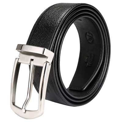 

Giovanni Valentino (GIOVANNI VALENTINO) Men's belt business casual ostrich leather belt simple fashion needle buckle 542042210 black