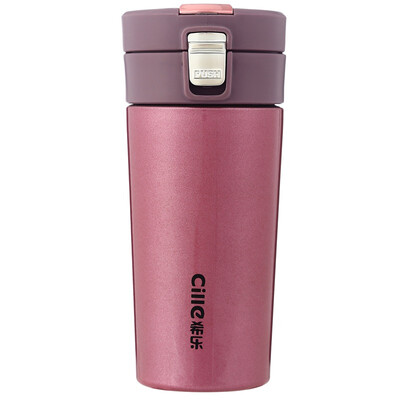 

Jingdong Supermarket] Xileu insulation cup 350ml office cups car cups stainless steel insulation Cup Business Cup XB-16204 coffee gold