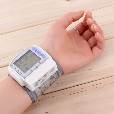 

New Digital Automatic Wrist Blood Pressure Pulse Monitor Heart Beat Meter