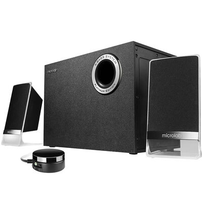 

Microlab M-200BT Platinum Edition 40 Bluetooth Speaker Smart Linear Control 21 Multimedia Active Speaker Audio Black