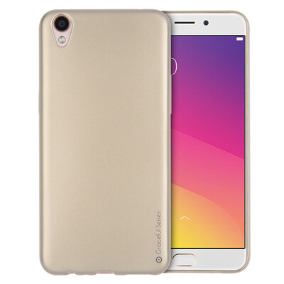

Прохладный Le Feng OPPOR9plus Корпус Корпус Силиконовая мягкая оболочка / All-Inclined Case Anti-Breaking Case для оппонента плюс серия Earl - Gold