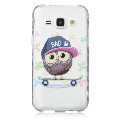 

Сова Pattern Мягкий тонкий ТПУ Резиновая крышка силиконовый гель чехол для SAMSUNG Galaxy J1