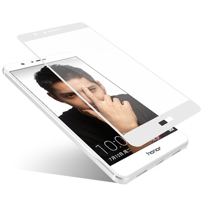 

Cool Le Feng glory 8 full-screen coverage of tempered film full-screen glass film full coverage mobile phone protective film for Huawei glory 8-white