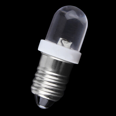

E10 LED Винт Базовый индикатор лампы холодный белый 6В DC Освещение Свет лампы