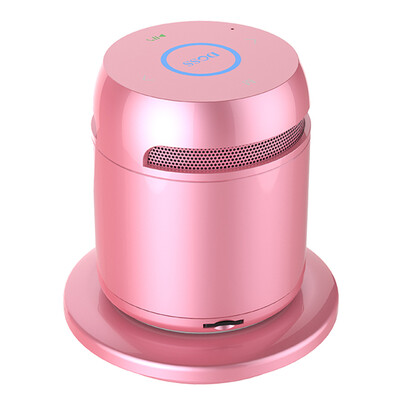 

Desert (DOSS) DS-1189S Metal Edition Achimo 3S Беспроводное зарядное устройство Bluetooth-динамик Эксклюзивная портативная карта APP Mini Mini Sound Сабвуфер Розовое золото
