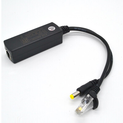 

PoE Splitter Кабель-адаптер 10 / 100Mbps 12V 1.25A Выход для Network Power