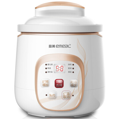 

Yimei (EMEAL) белый фарфор электрический горшок горшок суп горшок электрический кастрюля золото версия 1L YM-Z510JEW