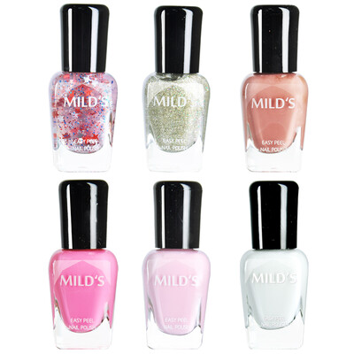 

MILDS Peelable Nail Polish Set 7ml6 tz603