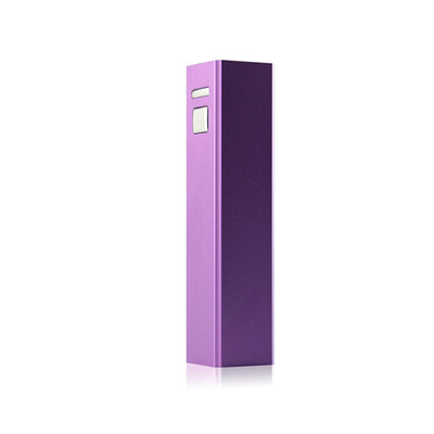 

2600mAh power bank Backup Powers Mobile Power Supply Purple