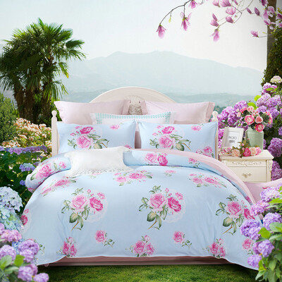 

Mercury Home Textiles (MERCURY) Постельные принадлежности Кухонные хлопчатобумажные хлопчатобумажные ткани Twill Print Quilt Покрывало одноцветные Dream Double 1.5m Bed