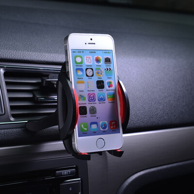 

[Jingdong Supermarket] card player car phone bracket 360 degree rotating tuyere CS-27998 red suitable equipment width 5.5-9.5cm
