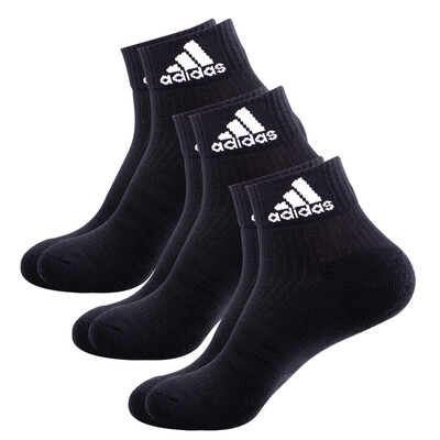 

[Jingdong supermarket] Adidas adidas men and women socks sports leisure cotton socks three pairs of black M code 39-42 yards