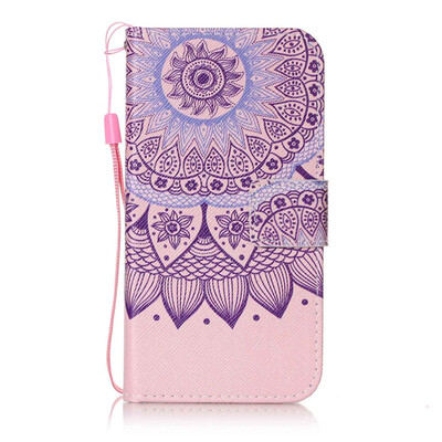 

Фиолетовый Подсолнечник Дизайн Кожа PU откидной крышки Кошелек Карты Чехол для Huawei Nova/CAZ-AL10