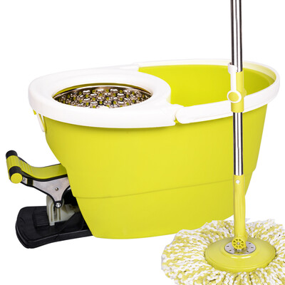 

США Тим Корсар четыре привода роторно швабра ведро из нержавеющей стали корзины швабры швабры швабры P8A усиливающий стержень BS-MOP-08