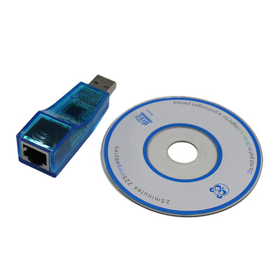 

USB 1.1 To LAN RJ45 Ethernet 10/100Mbps Network Card Adapter blue for PC