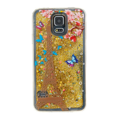 

Dynamic Quicksand Glitter Liquid Soft TPU Case Cover For SAMSUNG S5