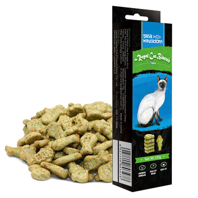 

Seafood Kingdom Sea Kingdom Cat Snacks Salmon Cranberry Delicious Cat Cookies 100g