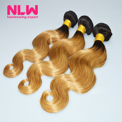 

Brazilian Body Wave Nice Full 8A Ombre Virgin Hair 4 Bundles Extension DIY Sew In Sweet Lovely Hairstyle Frizz-free Black Girls