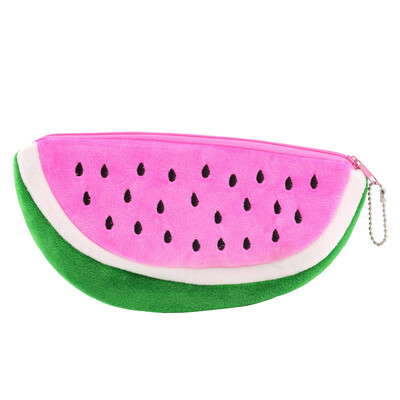 

Watermelon Plush Stationery Pencil case Pen Purse Bag Lovely Cosmetic Bag